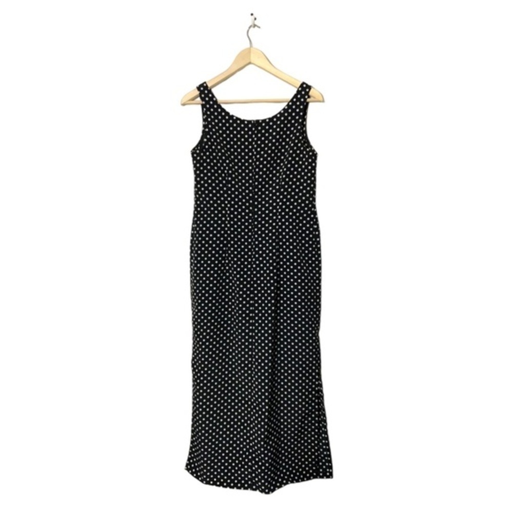 vintage Kmart‎ maxi dress Kathie Lee 90s sleeveless polka dot Medium